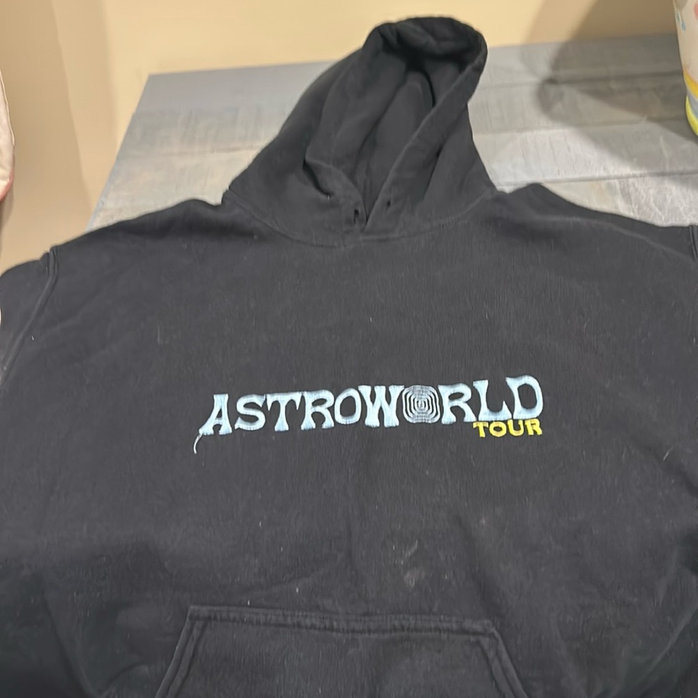 Travis Scott Astroworld Wish You Were Here Tour Merch Pullover Hoodie Sweatshirt